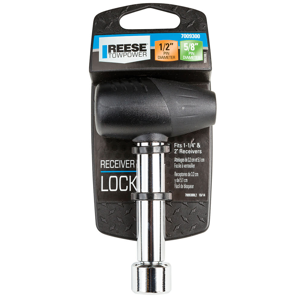 Reese 360 Degree Head Trailer Hitch Receiver Lock - Ascmtools