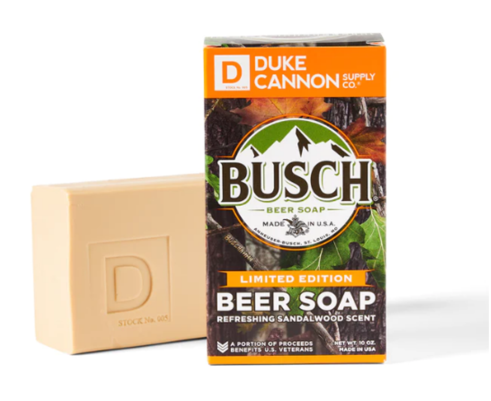 Duke Cannon BUSCH Camo Soap 10oz Bar - Ascmtools