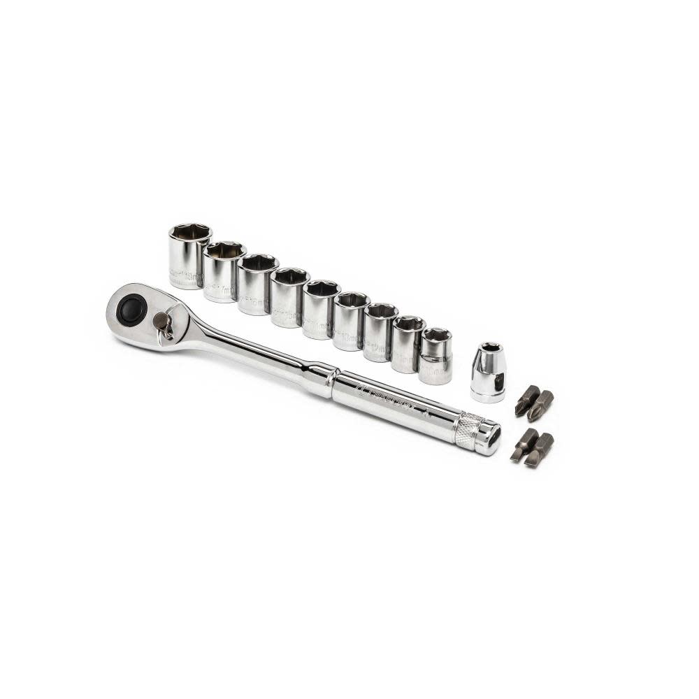 Crescent 15 Pc 3/8″ Drive 6 Point Metric Mechanics Tool Set - Ascmtools