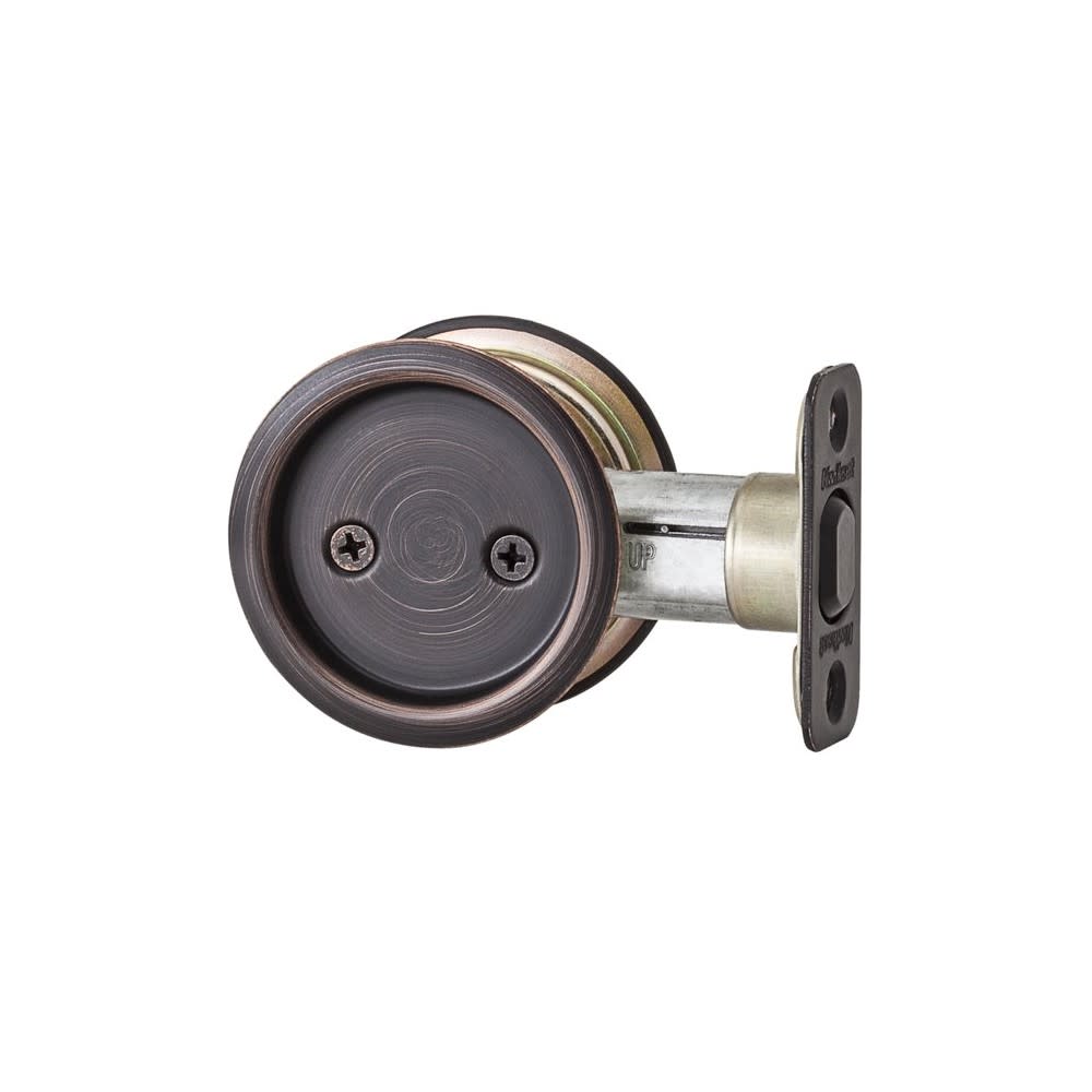 Kwikset Door Lock Oil Rubbed Bronze Indoor Passage Pocket Round - Ascmtools