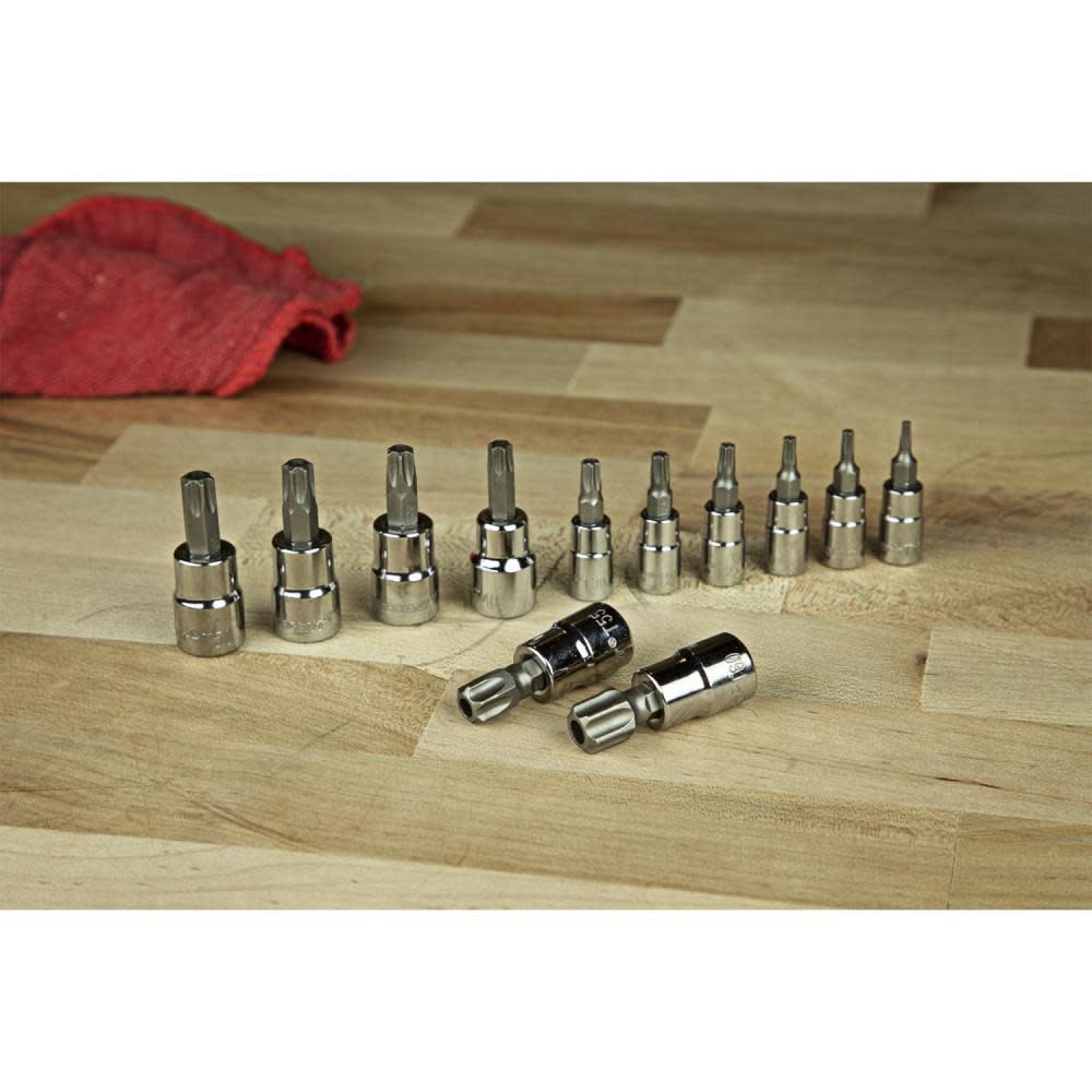 Crescent 12 pc. Bit Socket Set Tamper Proof - Ascmtools