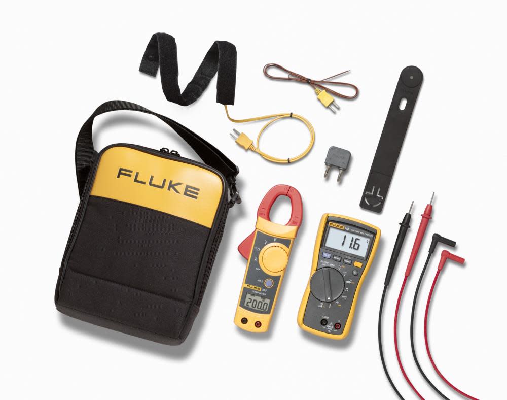 Fluke 116/323 HVAC Combo Kit – Includes Multimeter and Clamp Meter - Ascmtools