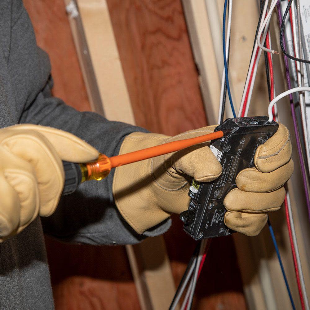 Klein Tools Insulated Screwdriver 1/4″ Cab 6″ - Ascmtools