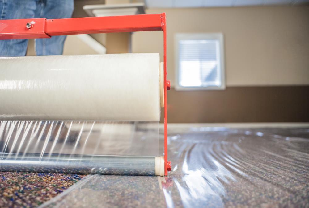 Surface Shield Carpet Shield Self Adhesive Film 48 In. x 500 Ft Roll - Ascmtools