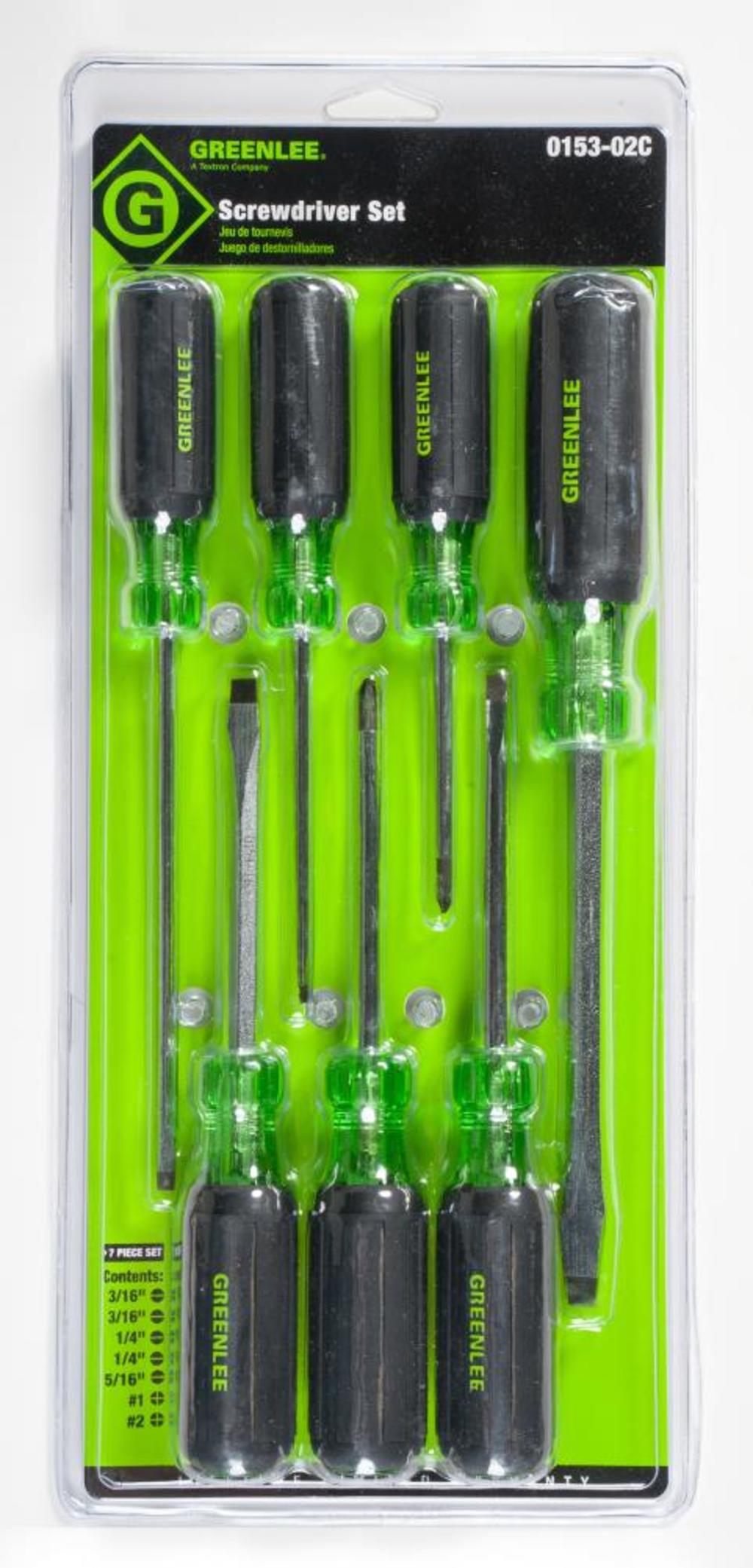 Greenlee Screwdriver Set 7 Piece - Ascmtools
