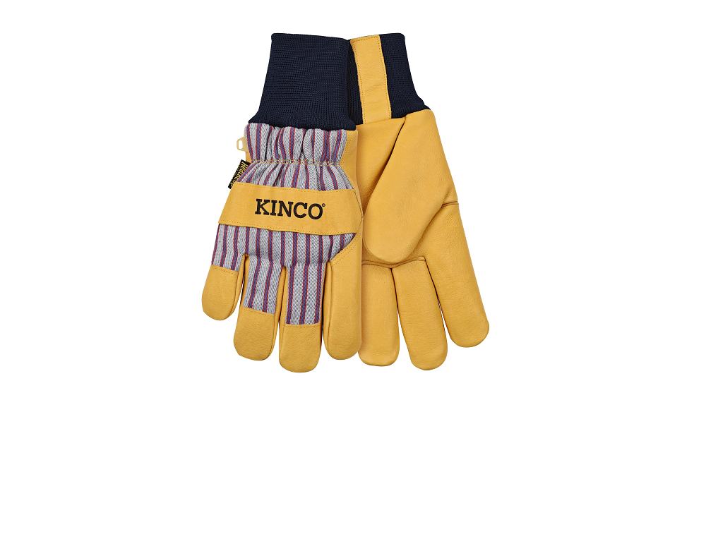 Kinco 1927KW Lined Premium Grain Pigskin Palm Work Gloves - Ascmtools