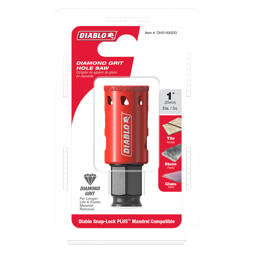 Diablo Tools 1″ Diamond Grit Hole Saws - Ascmtools