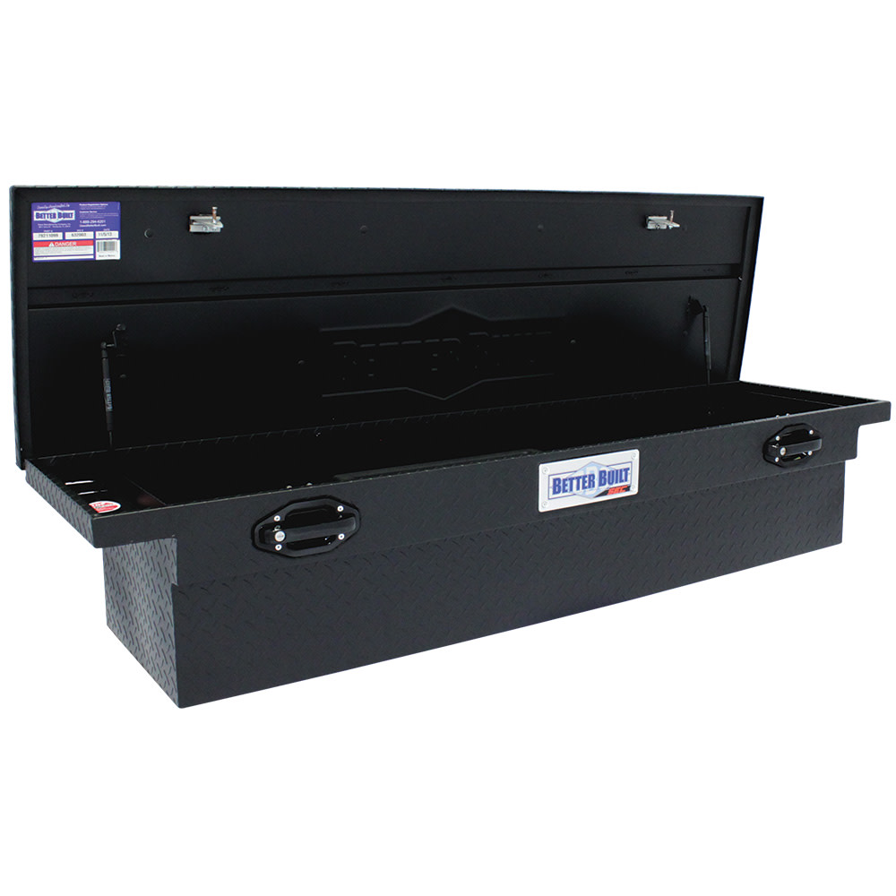 Better Built 69″ SEC Saddle Truck Tool Box LOW PROFILE MATTE BLACK - Ascmtools