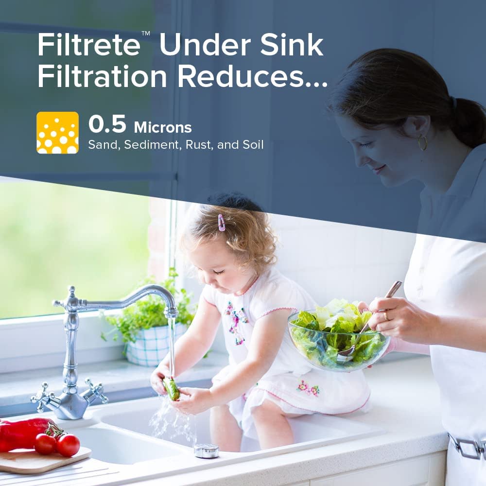3M Filtrete Advanced Water Filtration Filter Under Sink - Ascmtools