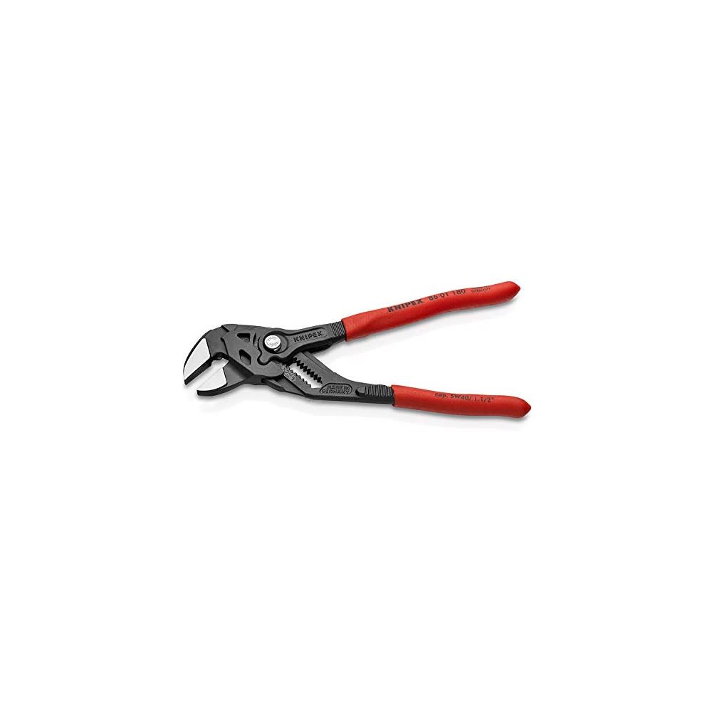 Knipex Black Atramentized Pliers Wrench 180mm - Ascmtools
