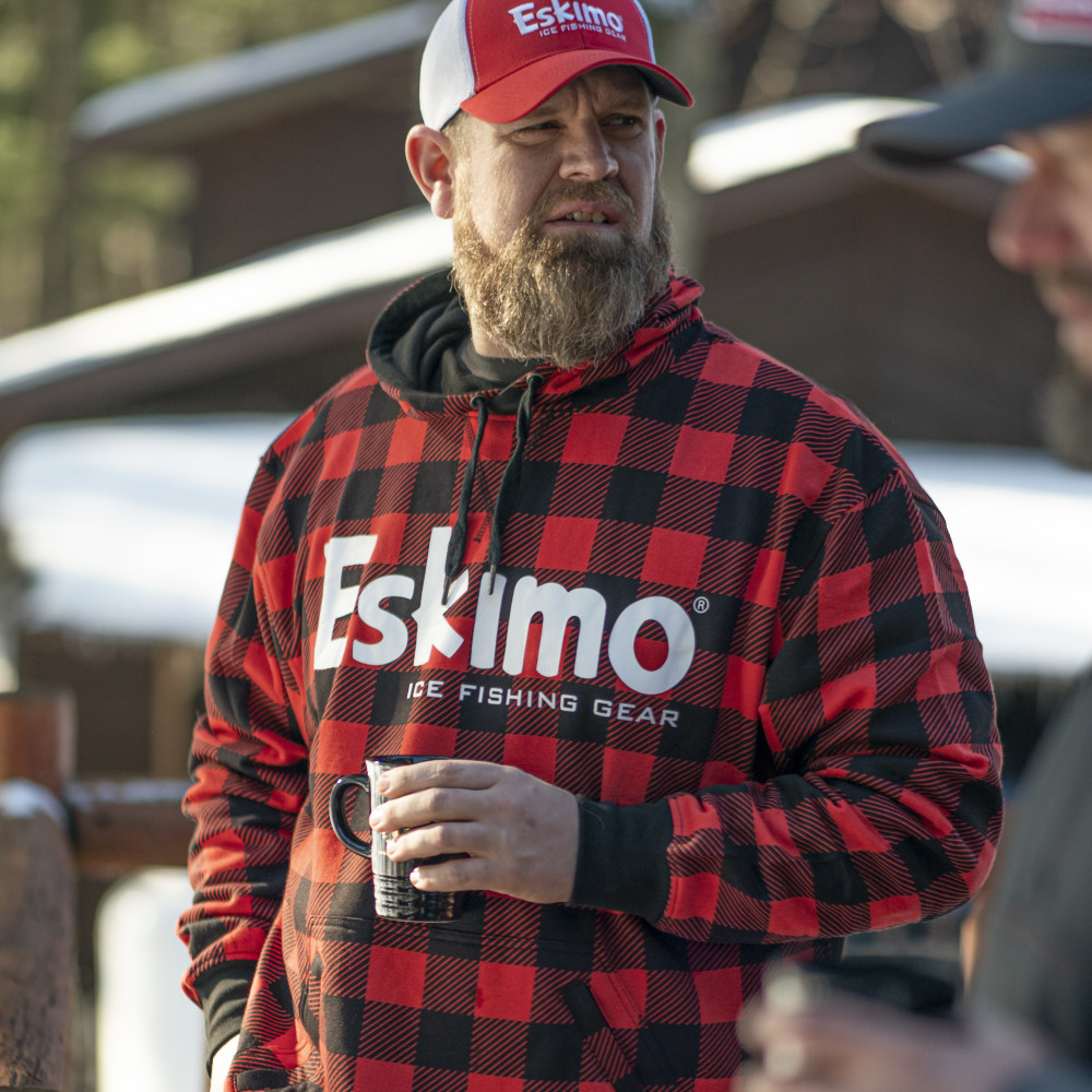 Eskimo Buffalo Plaid Cotton Hoodie 4XL - Ascmtools
