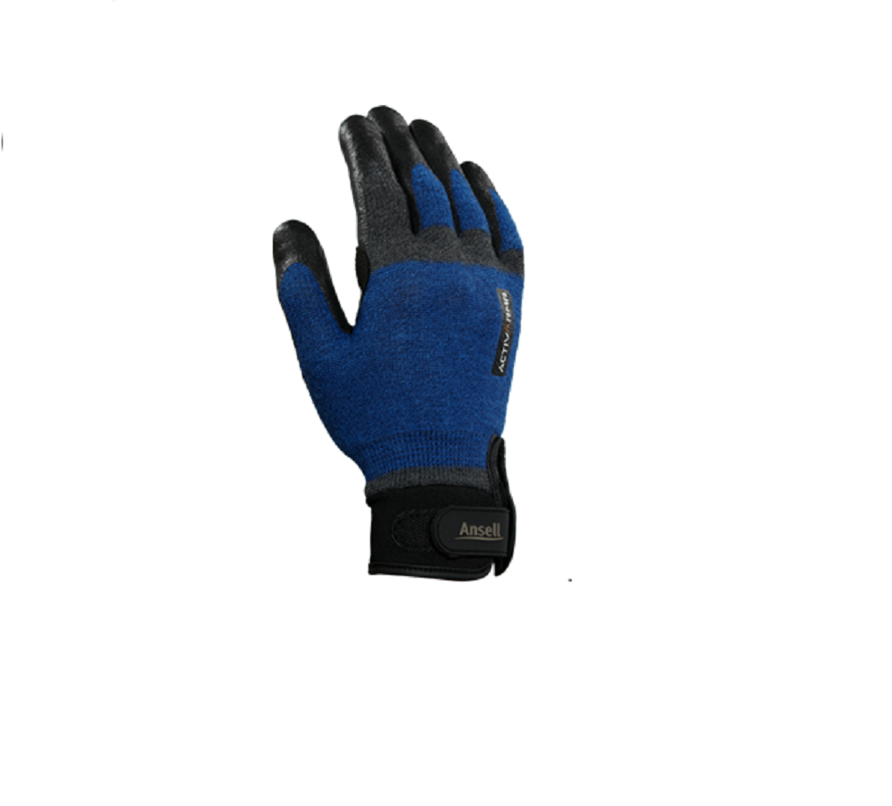 Ansell Protective Products ActivArmr X-Large Blue/Black Foam Cut Resistant Gloves - Ascmtools