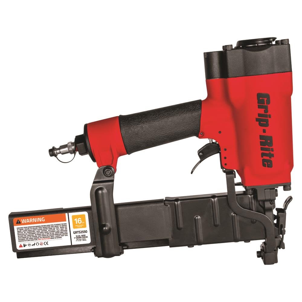 Grip Rite BCS Wide Crown Stapler 16 Gauge 1″ Crown - Ascmtools
