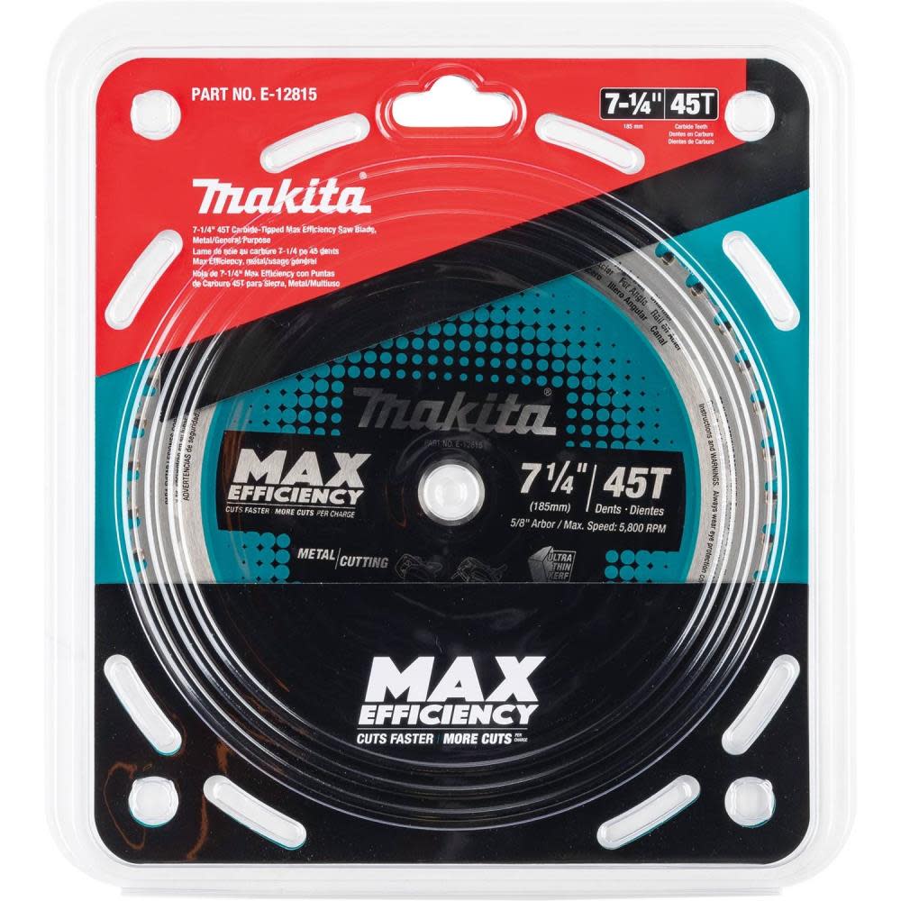 Makita 7 1/4″ 45T Saw Blade Metal/General Purpose - Ascmtools