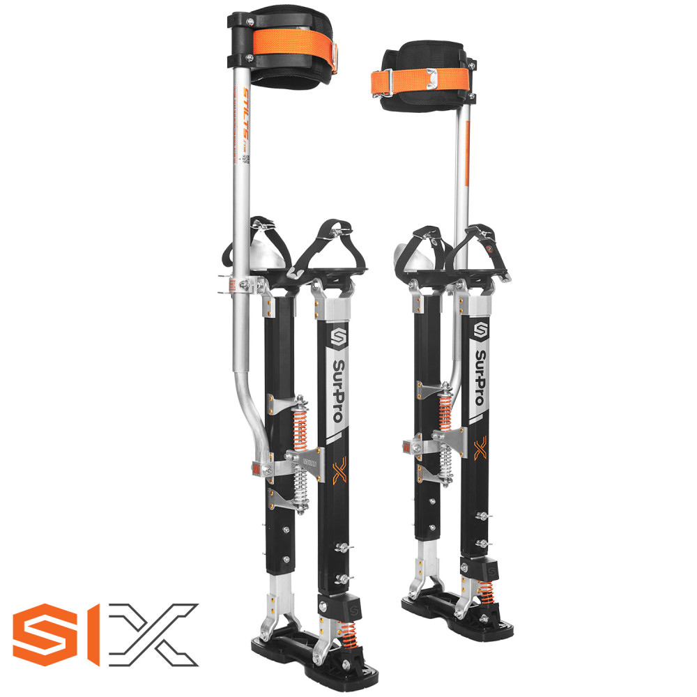 Surpro Premium Stilts Flex Foot Single Sided Magnesium Size 26-40″ - Ascmtools
