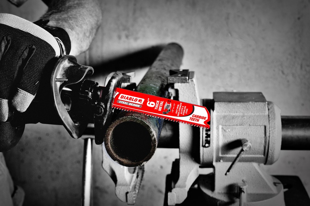 Diablo Tools 6″ Steel Demon Carbide Recip Blades for Thick Metal Cutting - Ascmtools