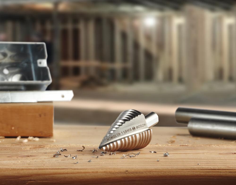 Bosch High Speed Steel Impact Tough Turbo Step Drill Bit Set 2pc - Ascmtools