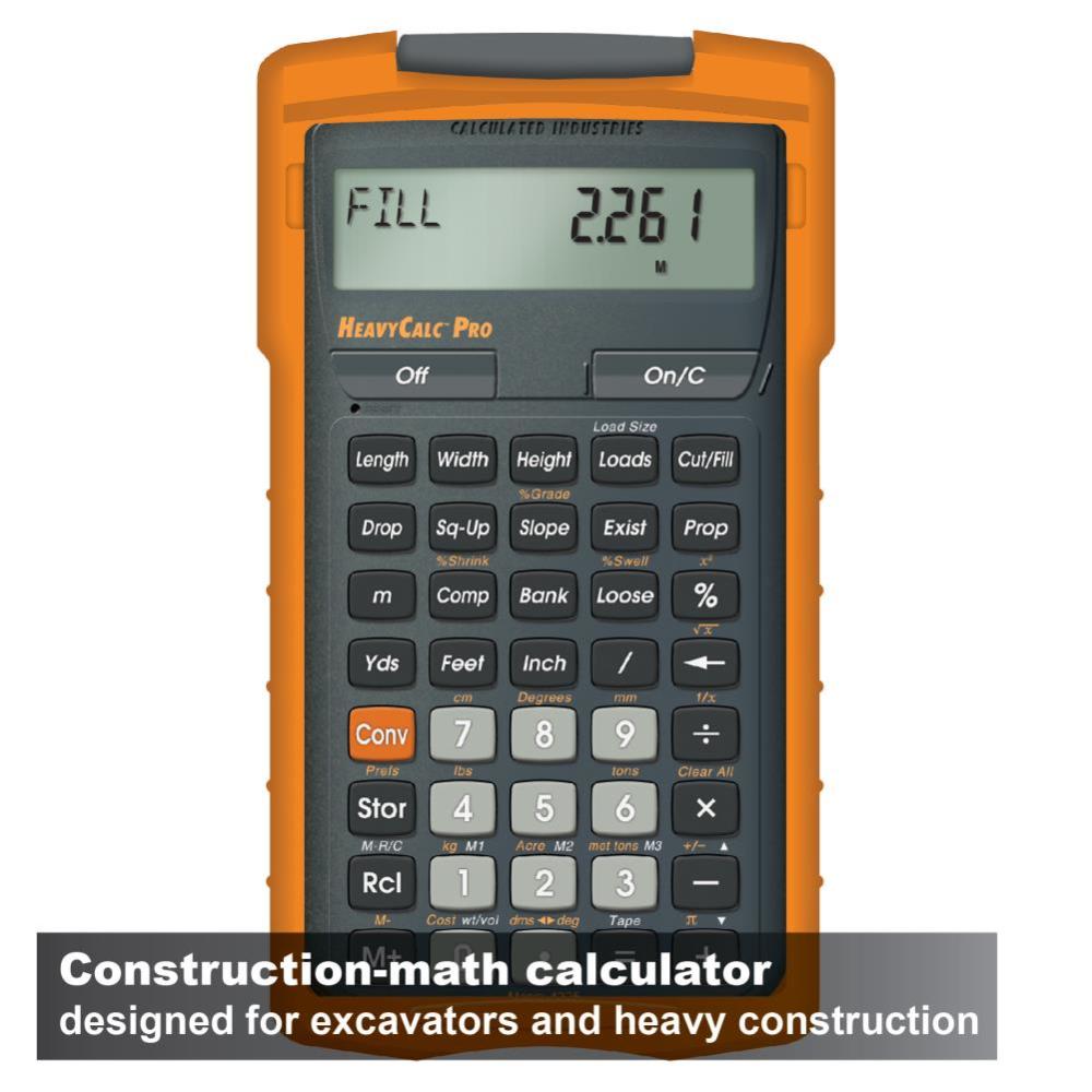 Calculated Industries Heavy Construction Math Calculator - Ascmtools