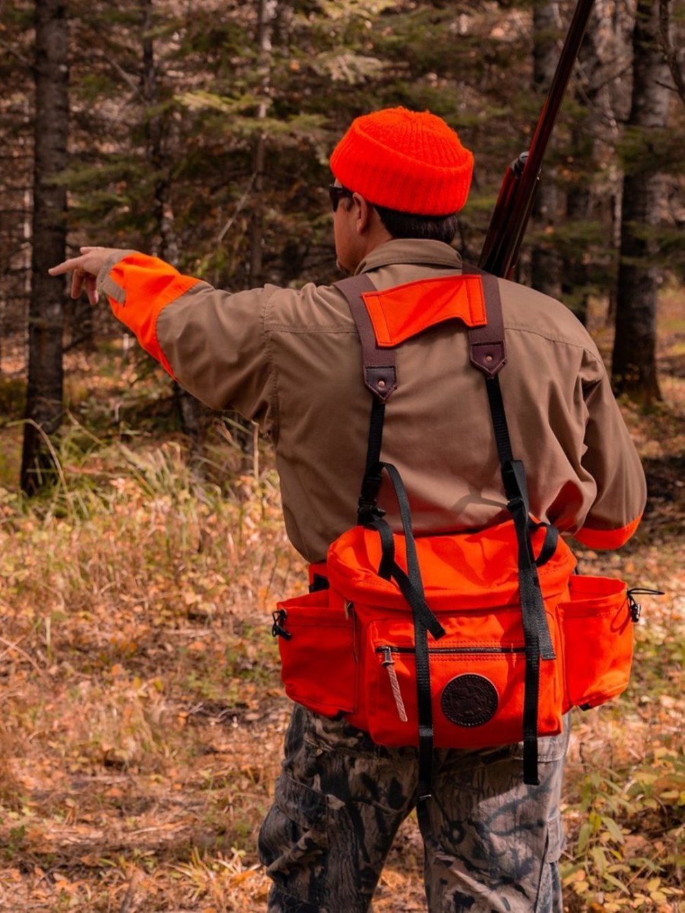 Duluth Pack 12 Liter Capacity Orange Canvas All Day Lumbar Pack - Ascmtools