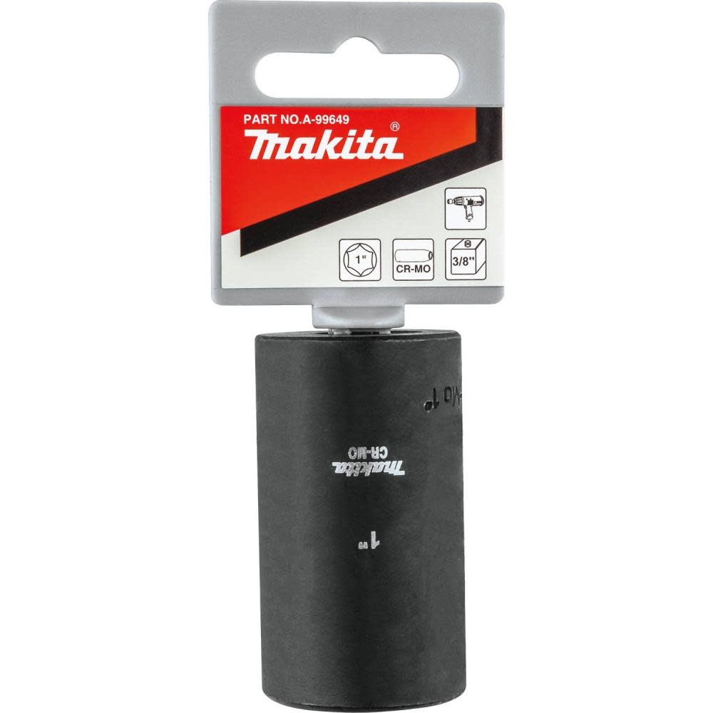 Makita 1″ Deep Well Impact Socket 3/8″ Drive - Ascmtools