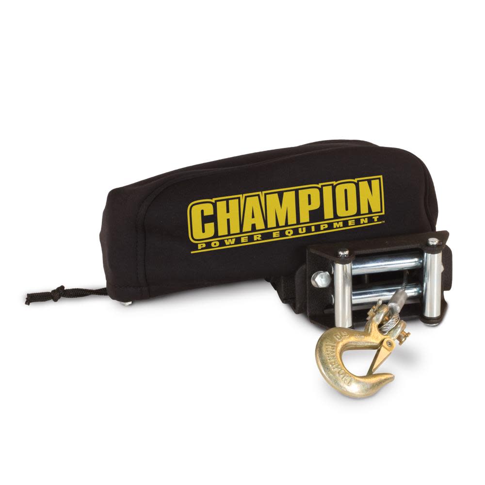 Champion Power Equipment Weather-Resistant Neoprene Storage Cover for Winches 2000-3500 lb. - Ascmtools