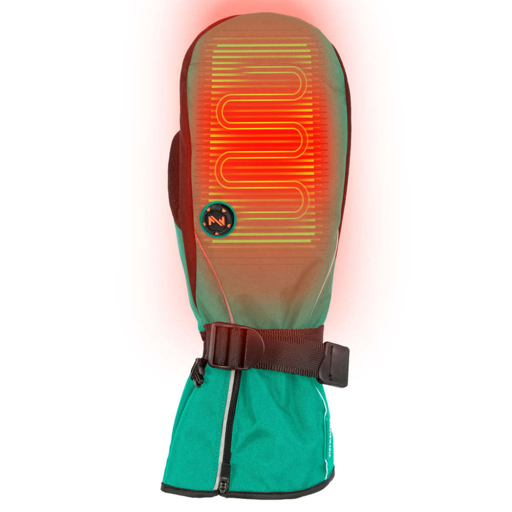 Mobile Warming Storm Heated Mitten Womens Blue XS - Ascmtools