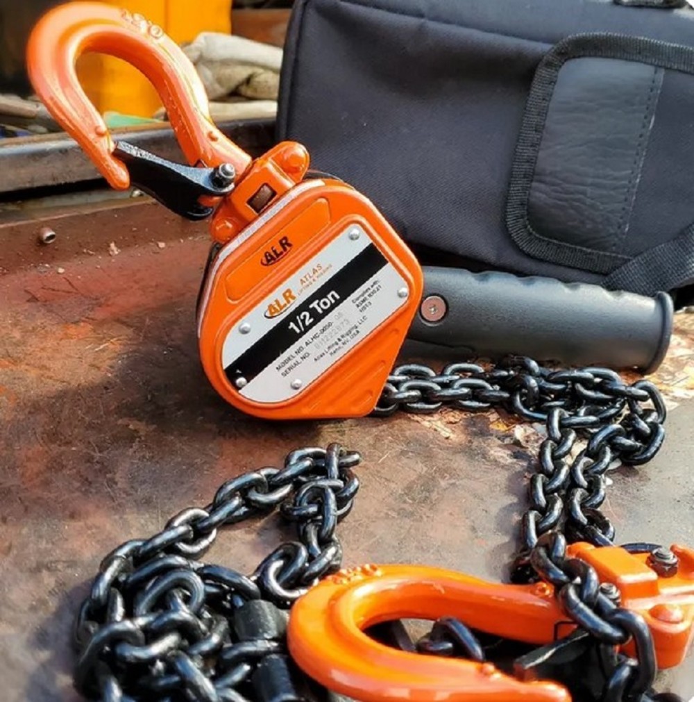 Atlas Lifting and Rigging Compact Lever Hoist .5 Ton 1100 lbs 15′ Chain - Ascmtools
