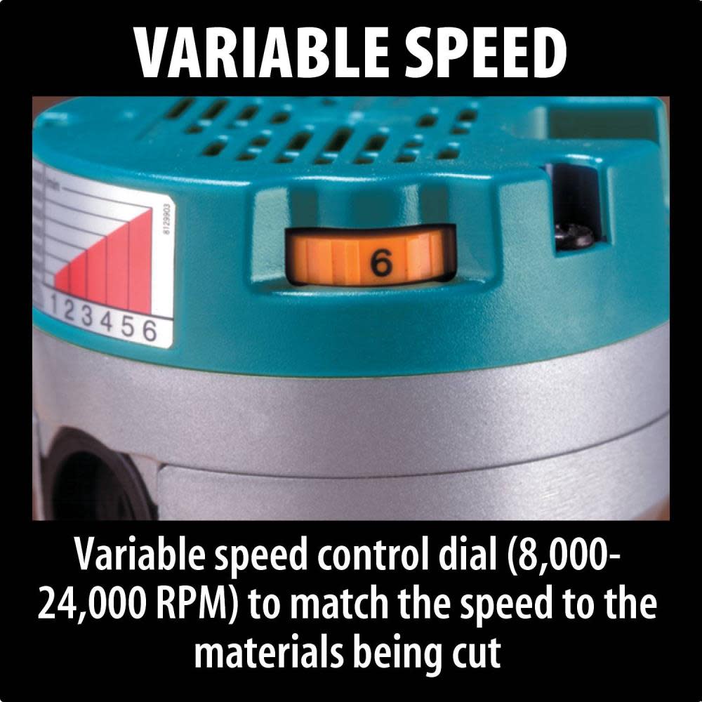 Makita 2-1/4 H.P. Industrial Router Kit - Ascmtools