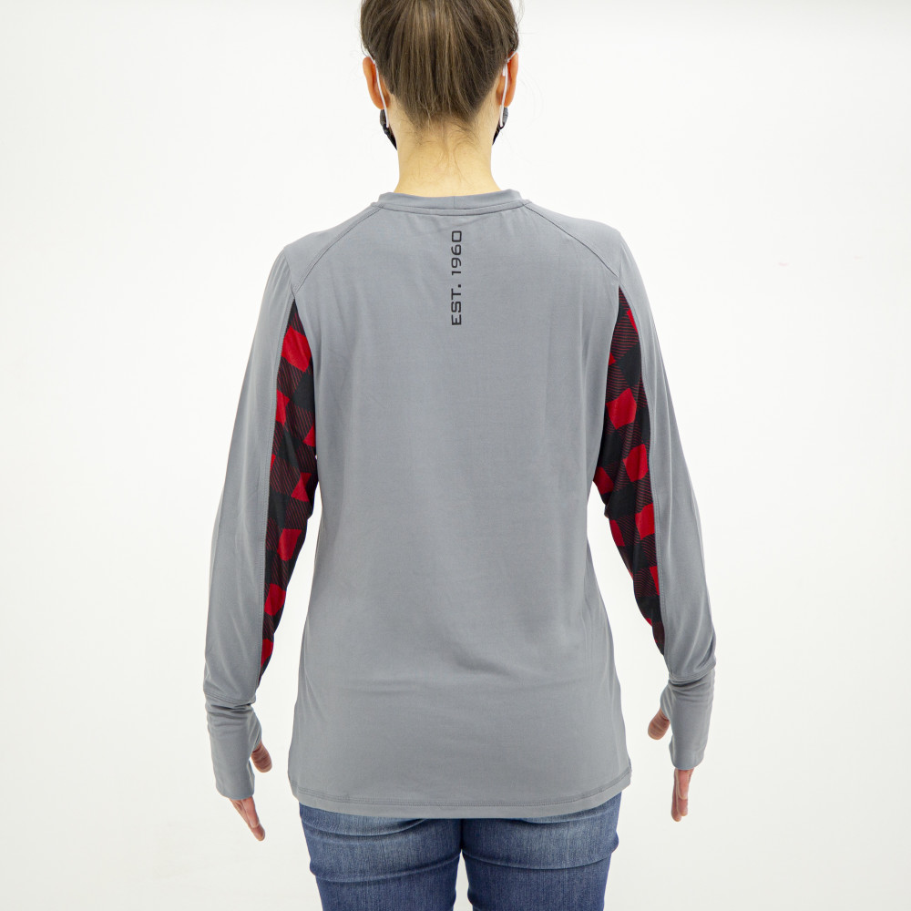 Eskimo Shanty Boss Long Sleeve Tee Womens Small - Ascmtools