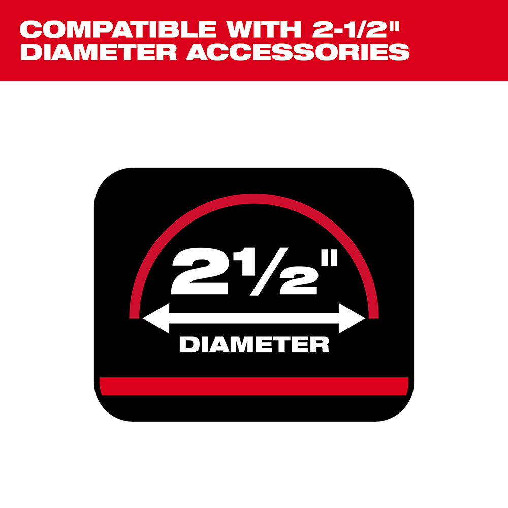 Milwaukee 2 1/2″ X 16′ Flexible Hose - Ascmtools