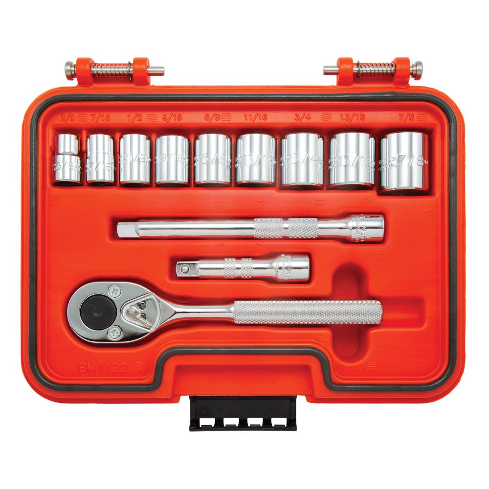 Proto Socket Set 3/8 DR 12pc SAE 6pt - Ascmtools