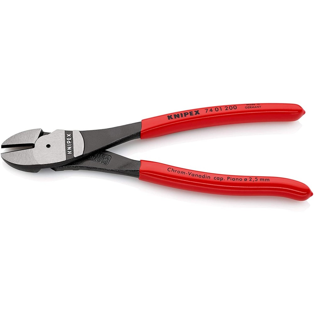 Knipex Diagonal Cutter Plastic Coated Handle 200mm - Ascmtools