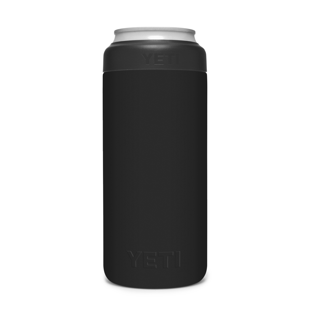 Yeti Rambler Colster Slim Can Insulator – Black - Ascmtools