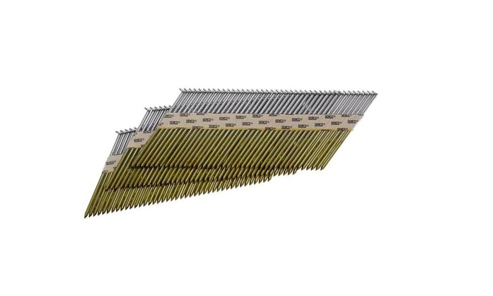 Senco D-Head 3-1/4 x 0.131 In. Smooth Shank Paper Tape Framing Nail 2500 Nails - Ascmtools