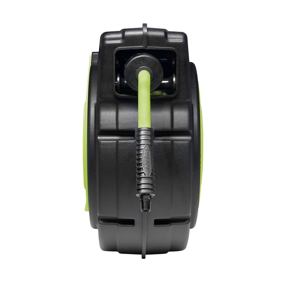 Flexzilla Enclosed Plastic Air Hose Reel 3/8 x 50 - Ascmtools