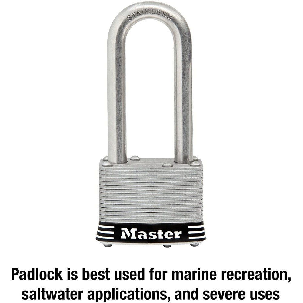 Master Lock Padlock 2″ Keyed Dual Ball Bearing Pin Tumbler - Ascmtools
