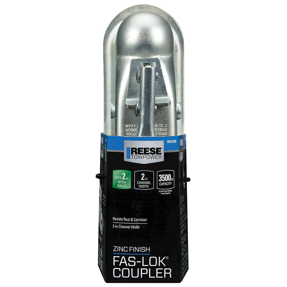 Reese Fas Lok 2″ 3500 lbs Steel Class II Bolt On Coupler - Ascmtools