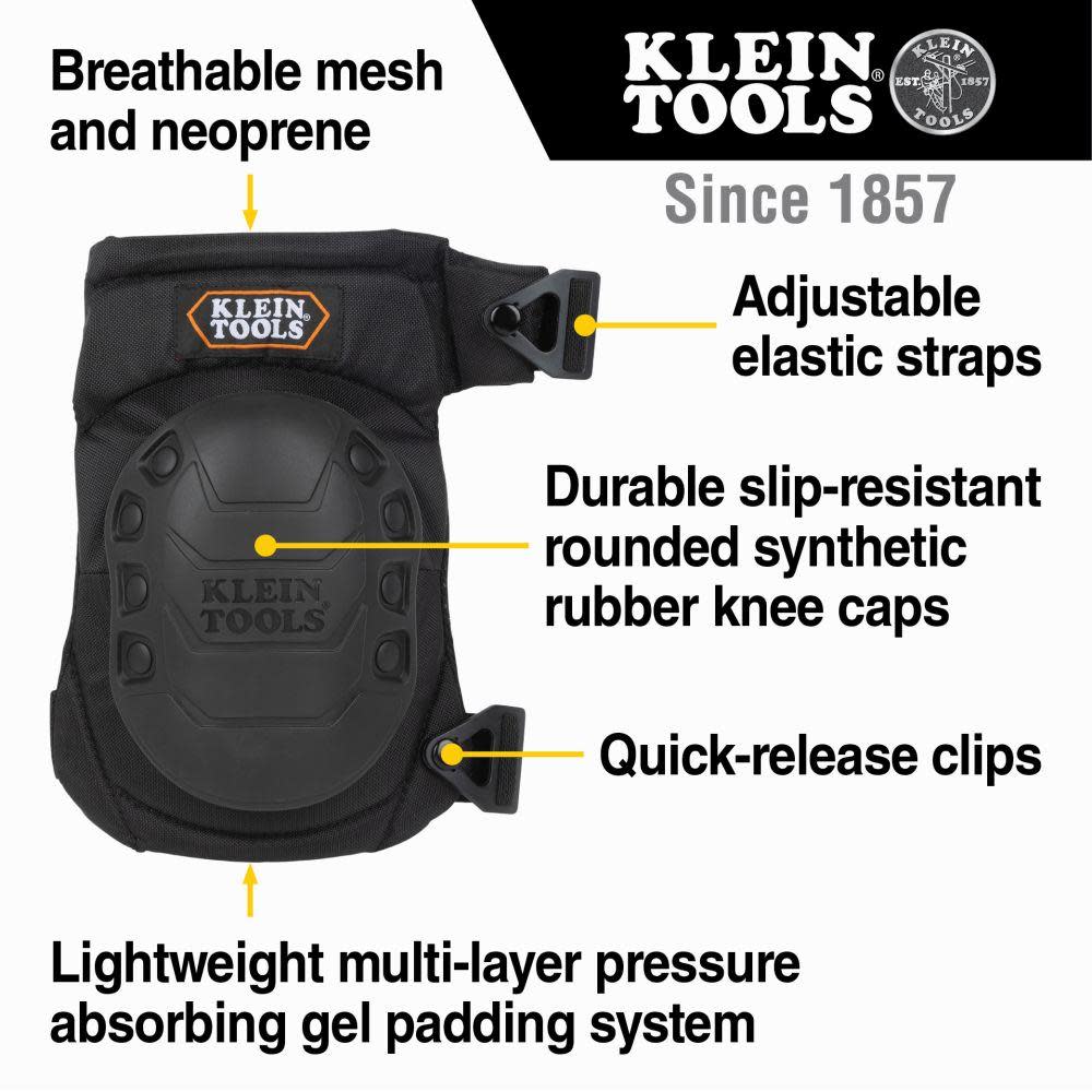 Klein Tools Hinged Gel Knee Pads - Ascmtools