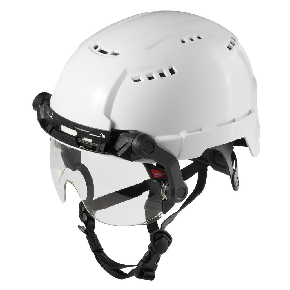 Milwaukee BOLT Eye Visor Clear Dual Coat Lens Compatible with Safety Helmets - Ascmtools