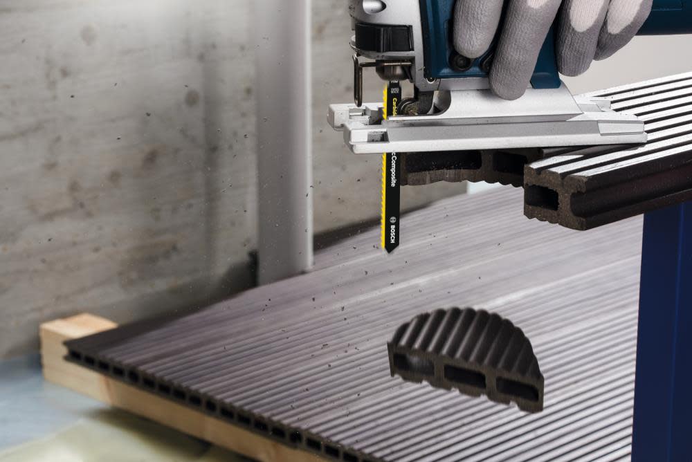 Bosch 3 pc. 4-5/8 In. 8 TPI Special for Solid Surface T-Shank Jig Saw Blades - Ascmtools