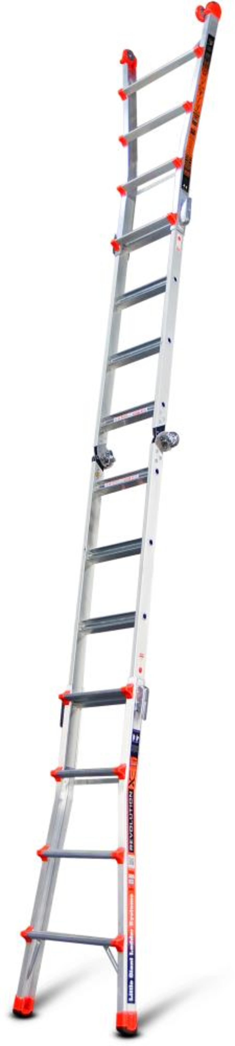Little Giant Safety Revolution M17 Aluminum 300 lb Telescoping Type-1A Multi-Position Ladder - Ascmtools