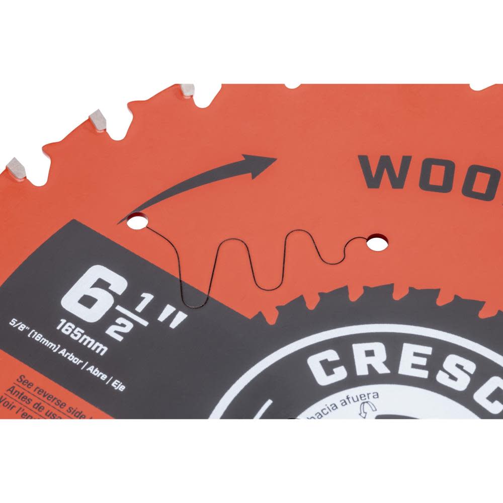 Crescent Circular Saw Blade 6 1/2″ x 32 Tooth Wood / Metal - Ascmtools