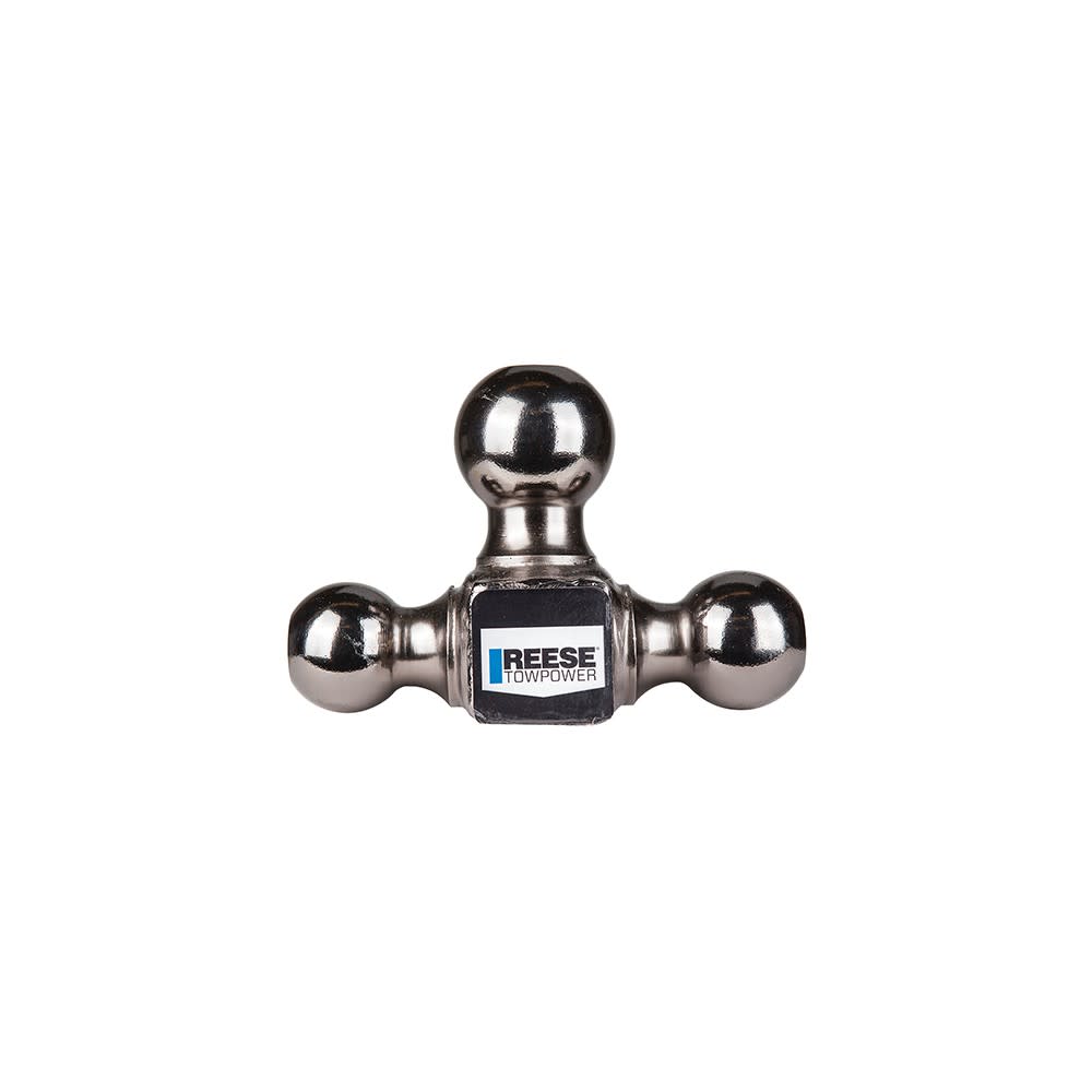 Reese 8″ 10000 lbs Tri Ball Trailer Hitch Ball Mount - Ascmtools