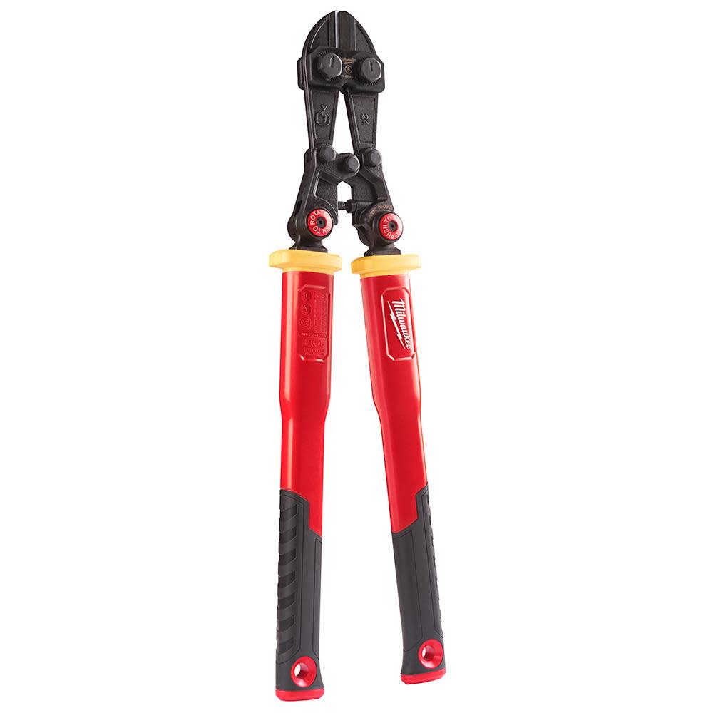 Milwaukee 24 in. Fiberglass Bolt Cutters with PIVOTMOVE Rotating Handles - Ascmtools