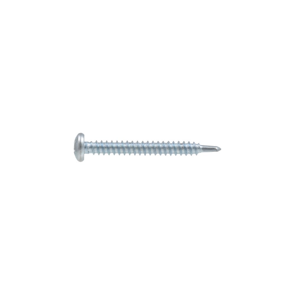 Hillman #8-18 x 1 1/2″ Zinc Pan Phillips Self Drilling Screw 100pk - Ascmtools