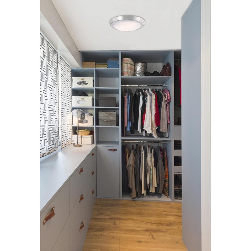 Westinghouse 11″ 20W Brushed Nickel LED Ceiling Light Fixture - Ascmtools