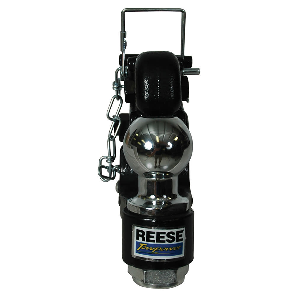 Reese 12000 lbs Combination Pintle Hook Mount with 2″ Hitch Ball - Ascmtools