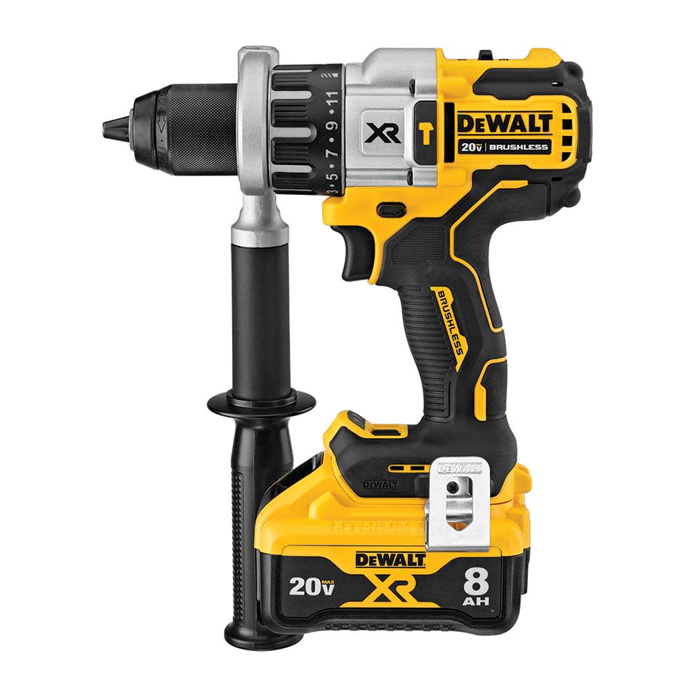 DEWALT 20V MAX* POWER DETECT XR 1/2In Brushless Hammer Drill/Driver Kit - Ascmtools