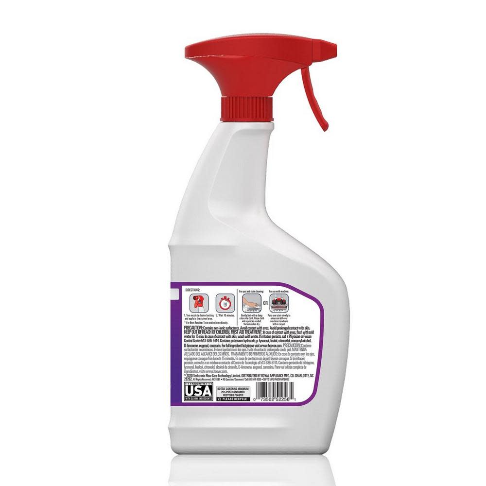 Hoover Residential Vacuum Paws & Claws Urine Stain Eliminator 22oz - Ascmtools