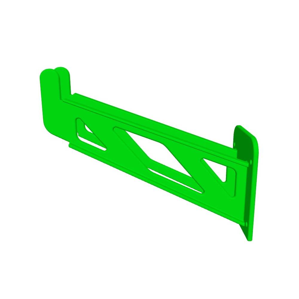 Green Touch Large Ten Hand Tool Rack For Enclosed Trailer - Ascmtools